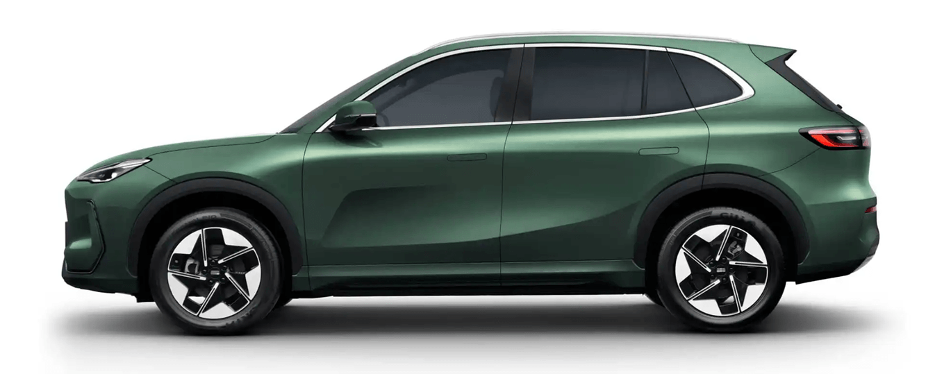 Geely E5, SUV 100% électrique, vue de profil