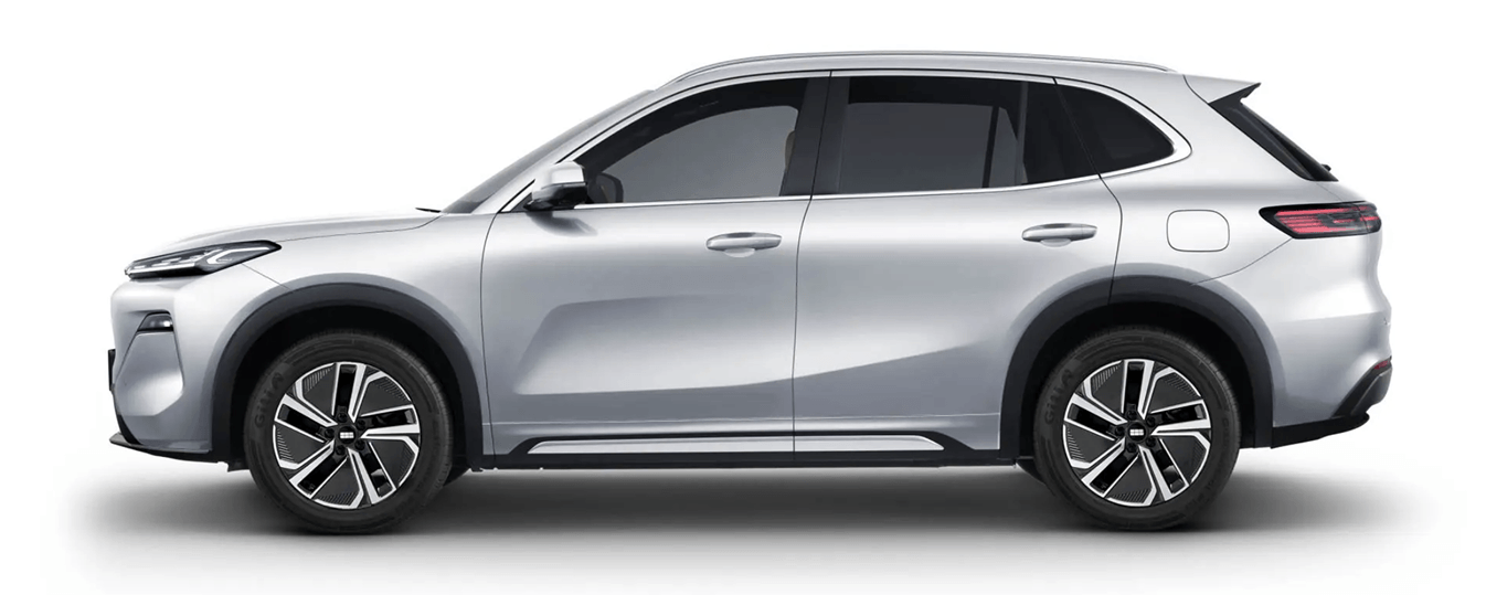 Geely Starray EM-i, SUV hybride rechargeable, vue de profil